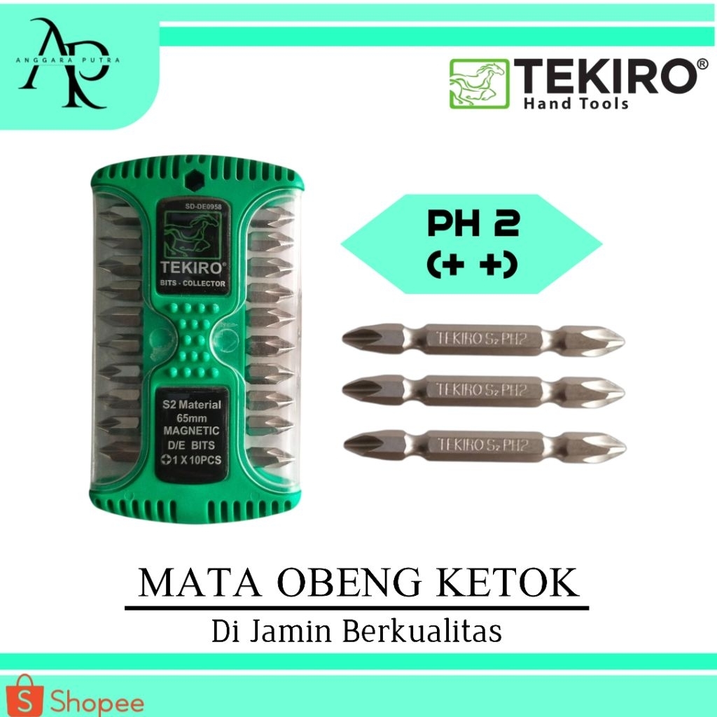 Mata obeng TEKIRO ++ PH2 65mm mata obeng mesin bor