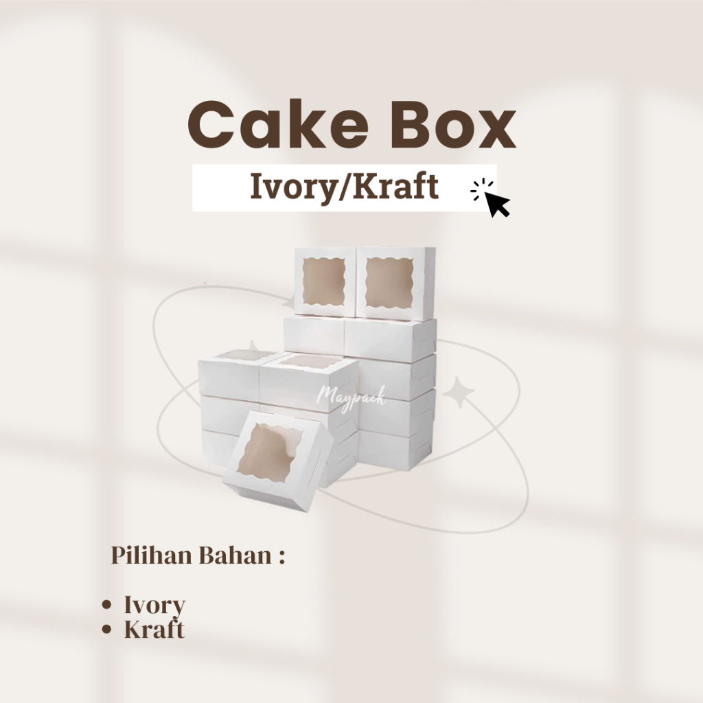 CAKE BOX - KOTAK ROTI, KARDUS ROTI, BOX ROTI