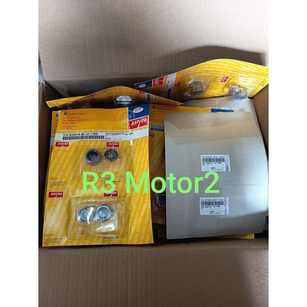 Bearing / Laher Pully ASPIRA YH-933PA-MIO-1100 untuk motor all Mio, Fino, Nouvo, x-ride, Xeon dll Or