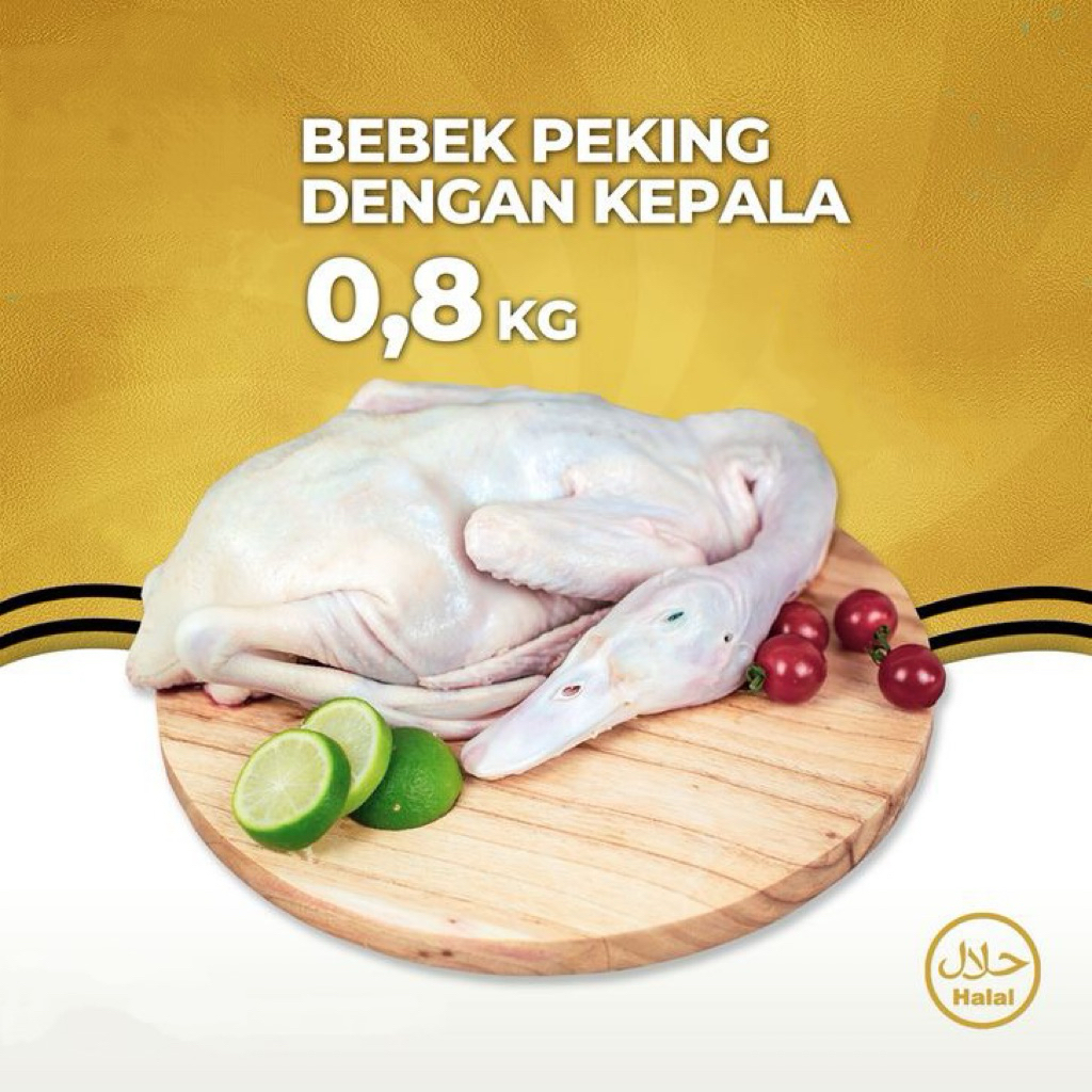 Daging bebek peking utuh jumbo ukuran 2-3kg
