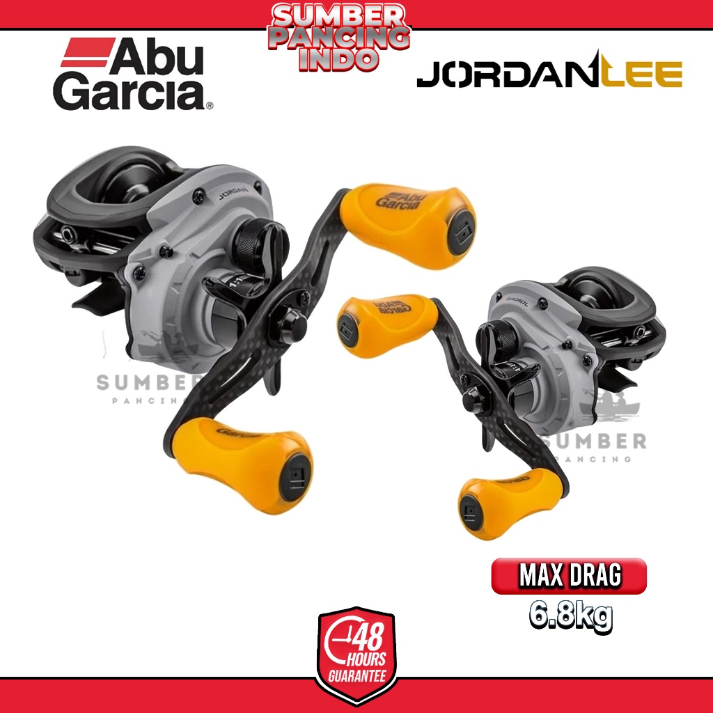 Reel Pancing Baitcasting Abu Garcia Jordan Lee 10+1BB - Duragear Brass Gear Handle Kiri