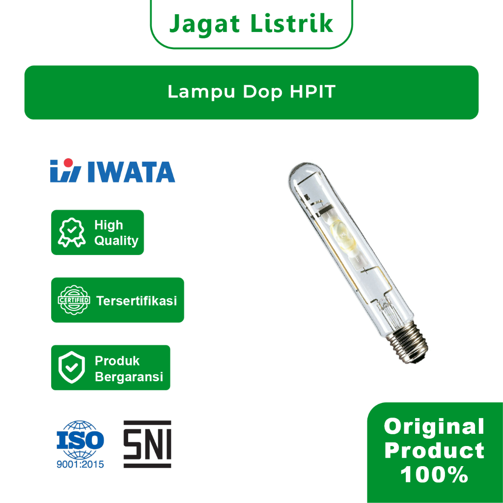 Iwata Lampu Dop Travo HPIT 250Watt 400Watt Ballast & non Ballast