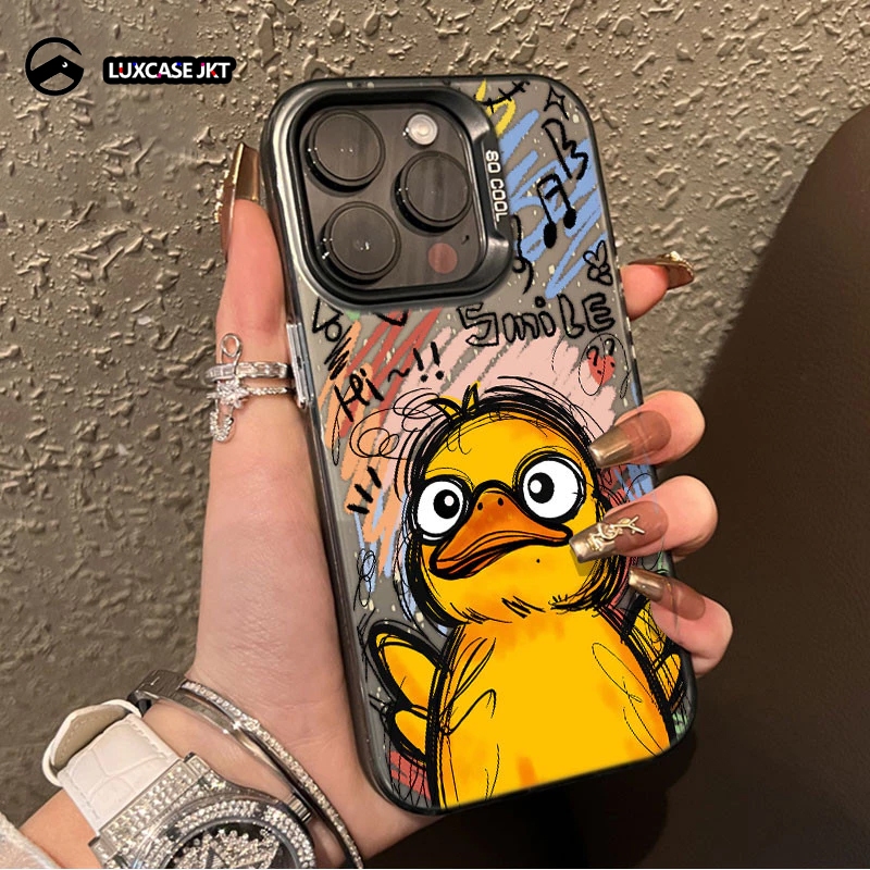 Bebek Kuning case seri Kompatibel untuk lnfinix Hot 30 40 10 NOTE 12 30 40 PRO casing untuk case hp 