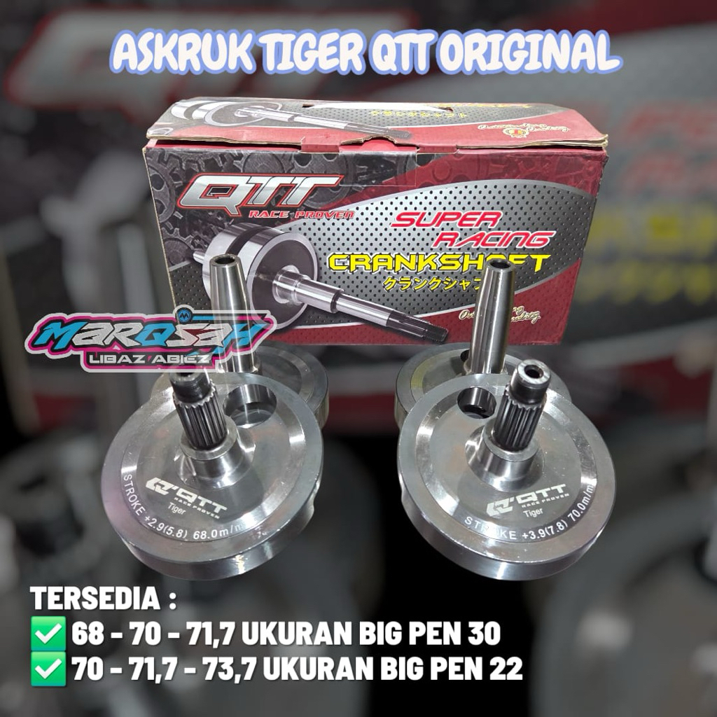 KRUK AS TIGER MP GL QTT ASKRUK TIGER QTT ORIGINAL 68 70 71,7 73,7 BIG PEN 22 DAN 30