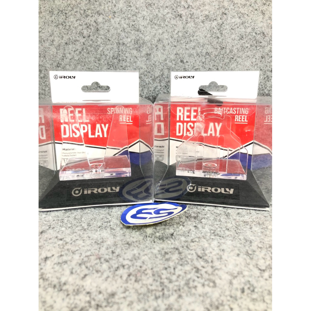 AKSESORIS PANCING IROLY REEL DISPLAY REEL STAND SPINNING REEL STAND BAITCASTING