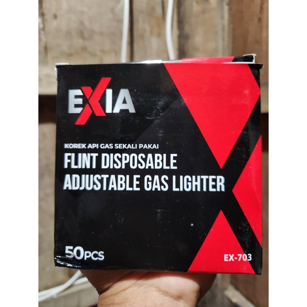 HAN - KOREK GAS /KOREK API EXIA 1 BOX 50 PCS KOREK API SNI & GROSIR