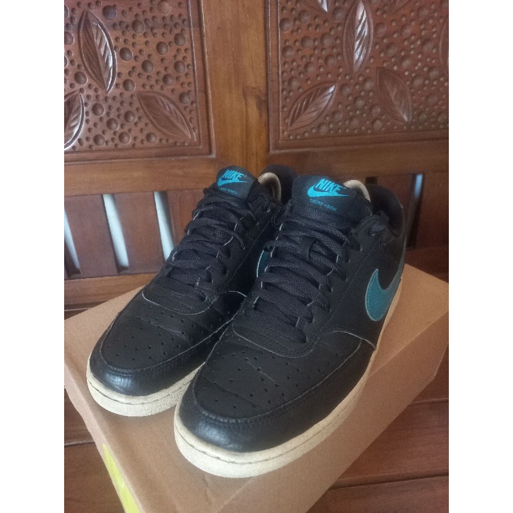 Sepatu Nike Original Hitam Biru Size 41 - Second Original
