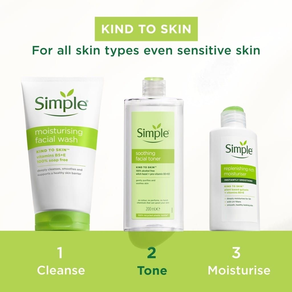 SIMPLE MOISTURIZER SIMPLE FACE WASH ORIGINAL