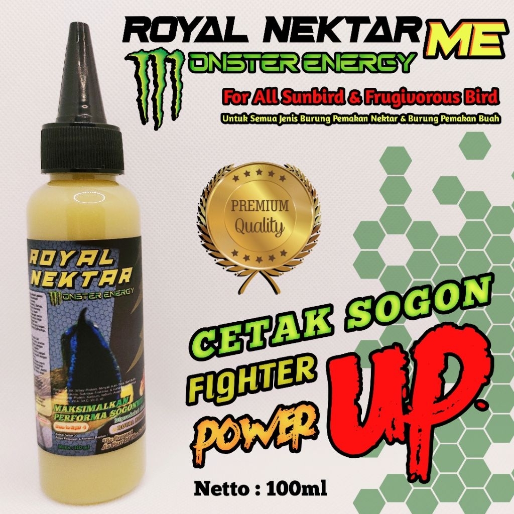 Nektar Premium Sogon pakan Harian dan Lomba, Sogon Bahan Cepat Gacor Jebol Birahi Aman Tanpa Kroto