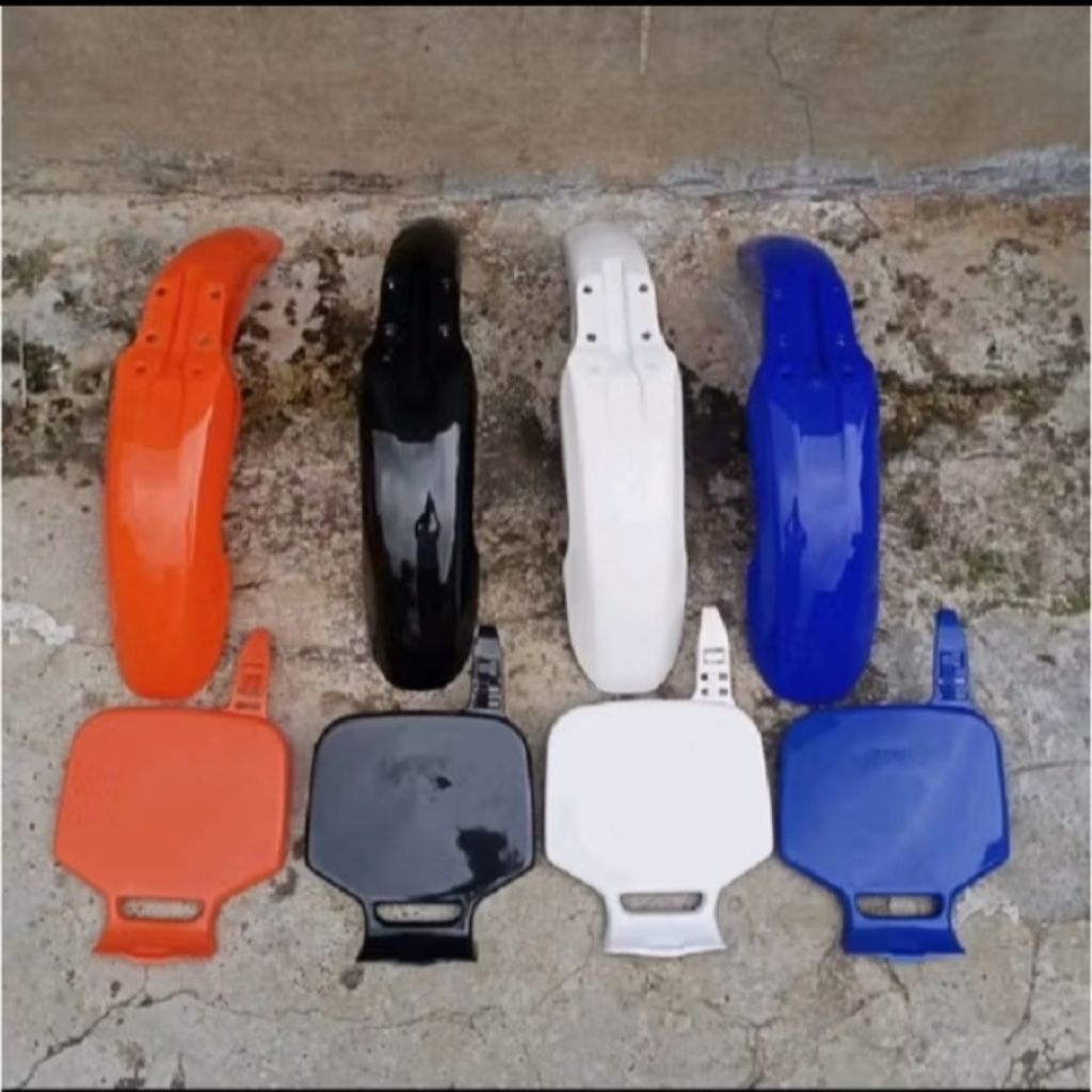 cover body yz85 old bodi set yz85 old sepakbor depan yz 85 dan papan nomer yz85 2item spakbor depan 