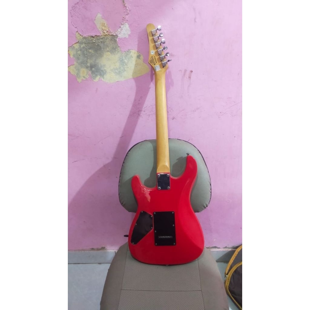 samick SS51 red guitar