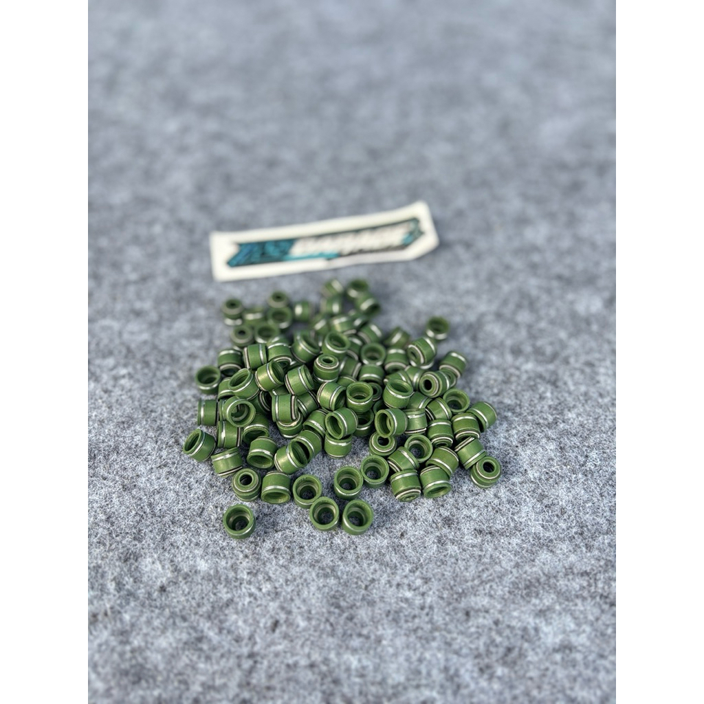 seal klep batang 5mm JAPAN Double ring Beat Grand Supra Karisma Vario seal klep Smash Shogun 110 125