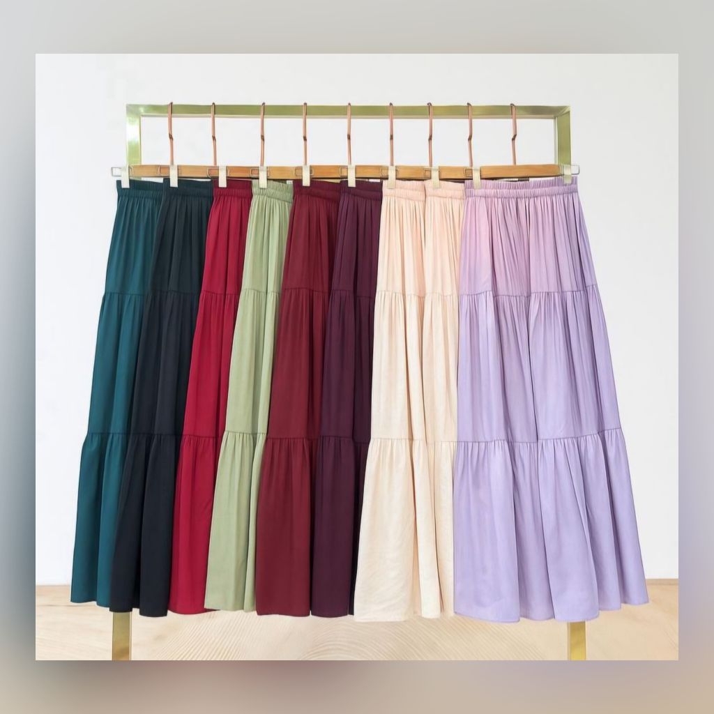 Rok polos umpak umpak