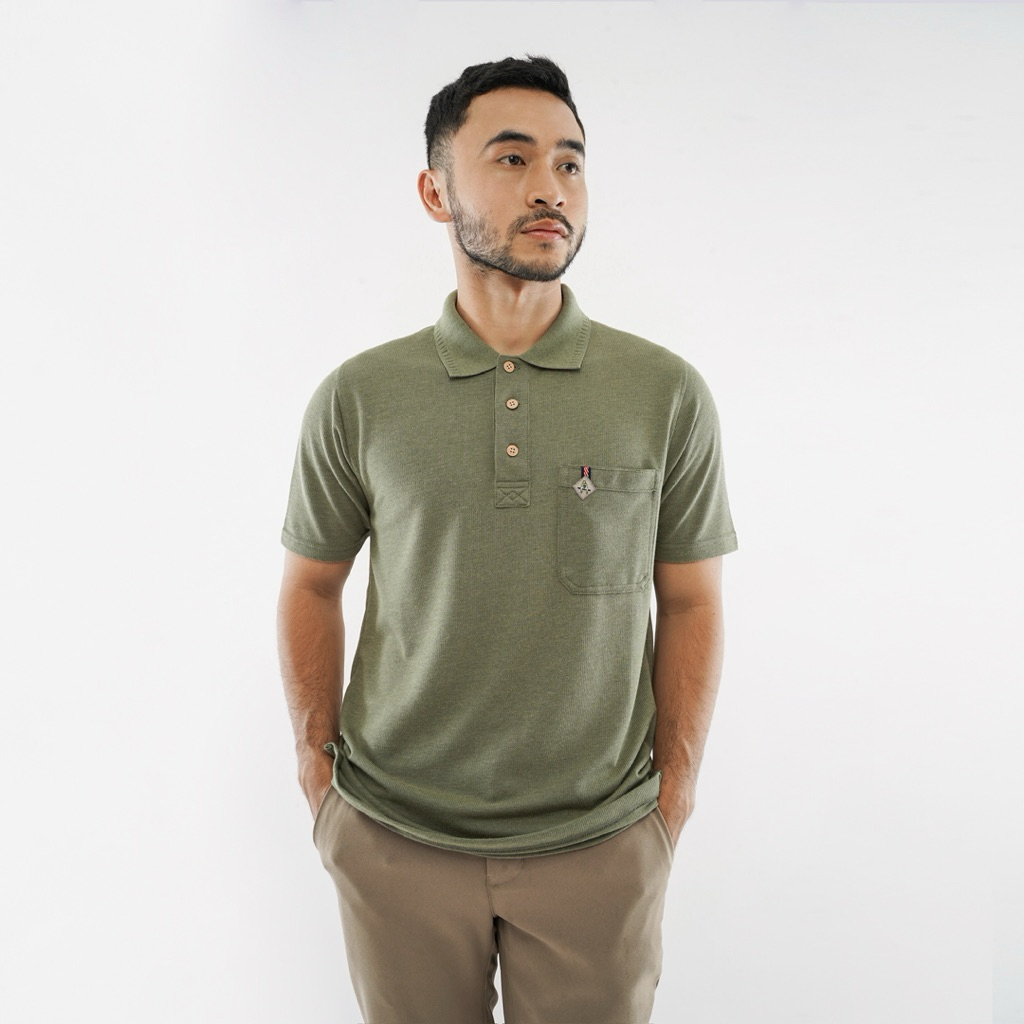 Oxboed - Polo Shirt Kaos Bersaku Classic Fit | Kaos Bapak Bapak
