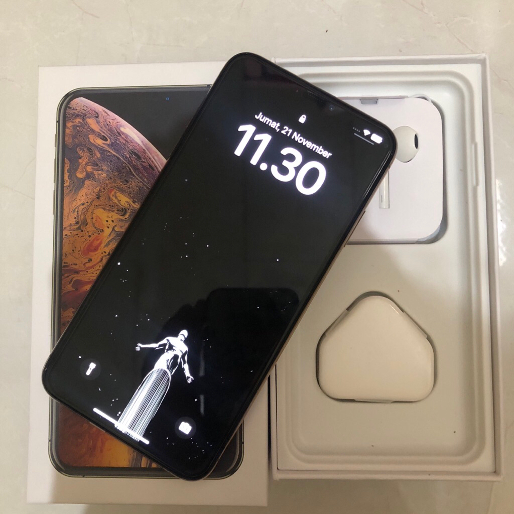 Iphone XS MAX 256gb  Beacukai Terdaftar resmi setara Ibox - Gold