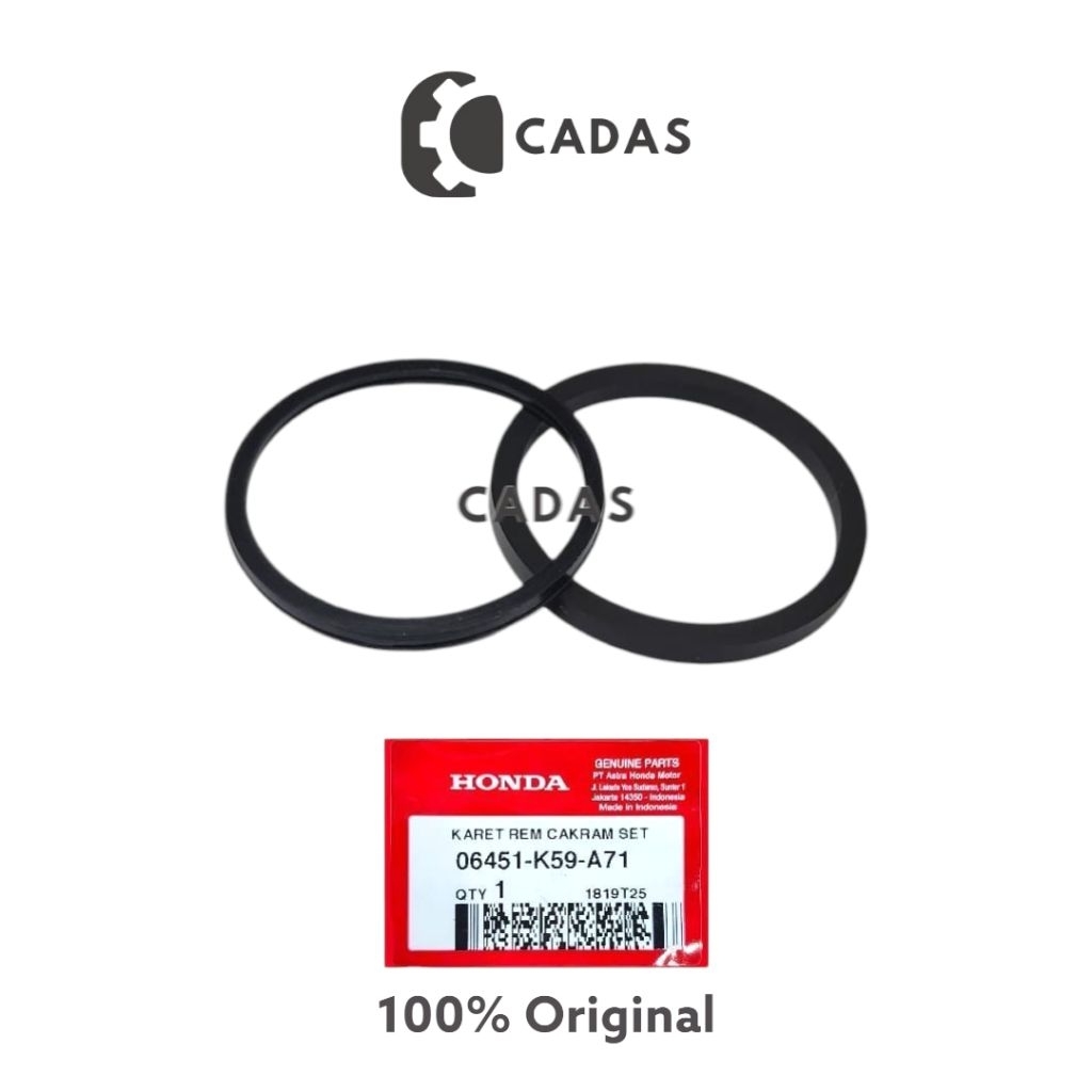 Seal Piston Depan Kaliper Karet Kaliper Set Original Vario 125 Vario 150 Vario 160 Genio