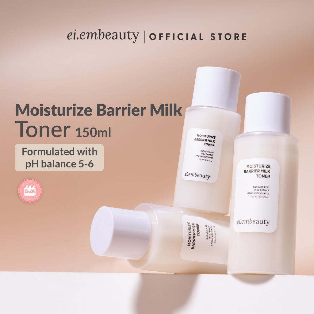 EIEM BEAUTY - Toner 150ml & 250ml Varian / Moisturize Barrier Milk Toner / Glowcolic Acid+ Toner (Fo