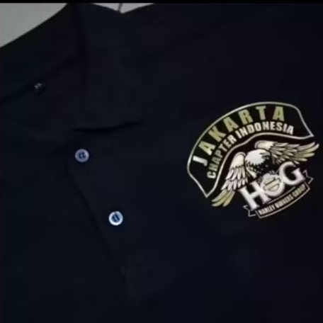 polo shirt / kaos kerah HOG Harley Davidson Jakarta chapter Indonesia