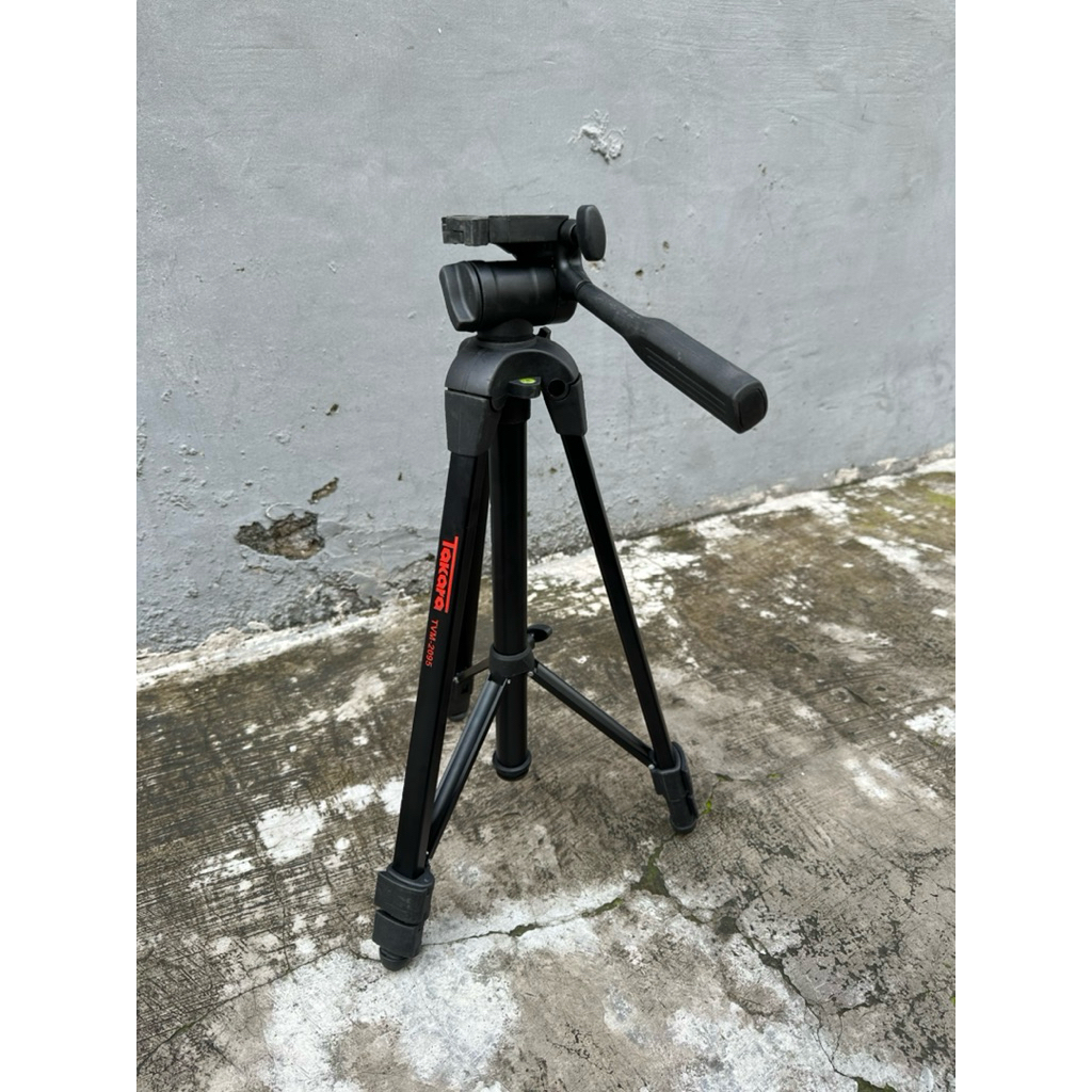 TRIPOD KAMERA TAKARA TVM-2095 SECOND MULUS UTUH TINGGI MAX 120CM