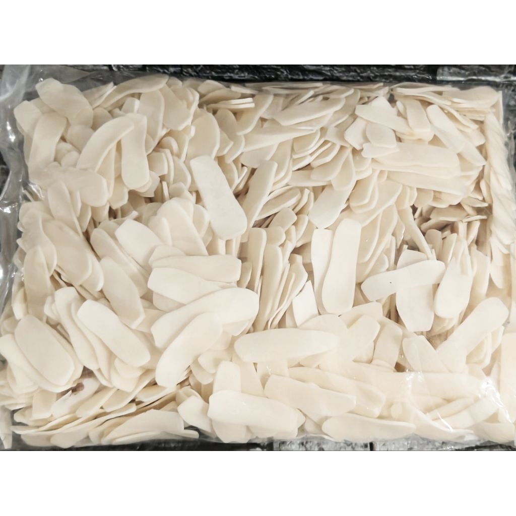 Kerupuk lidah putih kerupuk tenggiri kerupuk mentah berkualitas 1kg