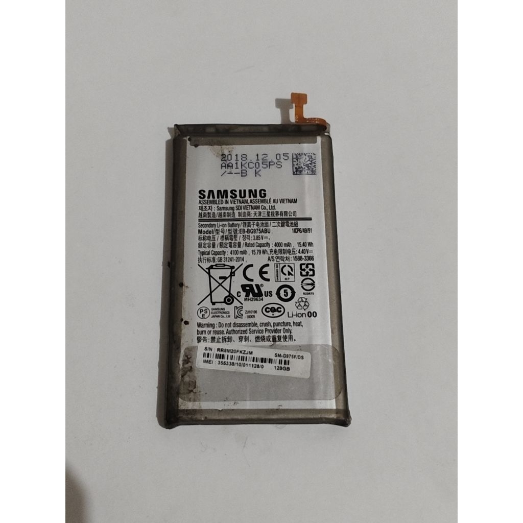 baterai copotan samsung s10 plus