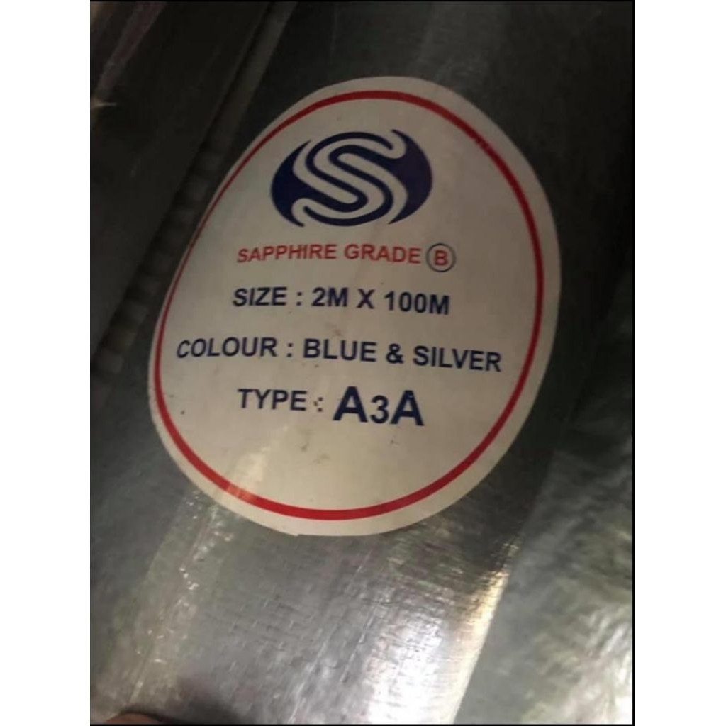 Terpal Plastik A3 roll 2x100