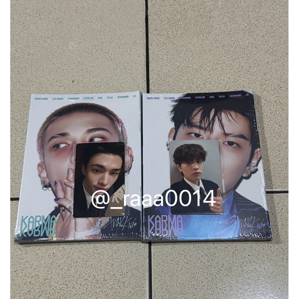 Stray Kids Karma Fans Shop Fanshop Lucky Draw LD Hyunjin Seungmin Photocards