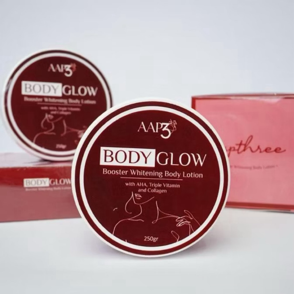 AAP3 BODY GLOW (handbody pemutih instan BPOM)
