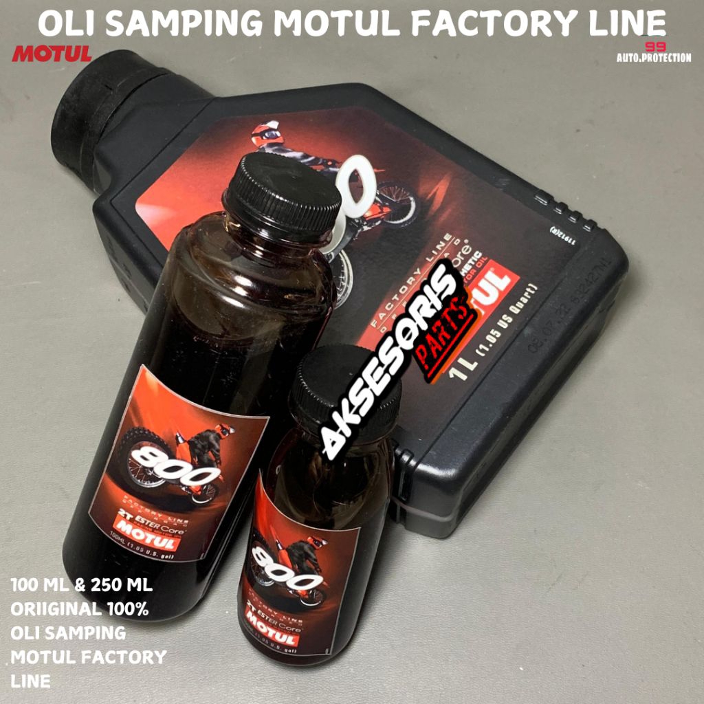 OLI SAMPING MOTUL 800 RACING 2 TAK 2T ECERAN 100ML MOTUL 800 FACTORY LINE OF ROAD ORIGINAL
