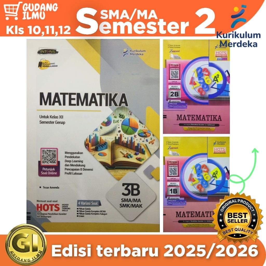 LKS MATEMATIKA SMA/MA KELAS 10 11 12 SEMESTER 2 KURIKULUM MERDEKA I putra nugraha l mtk
