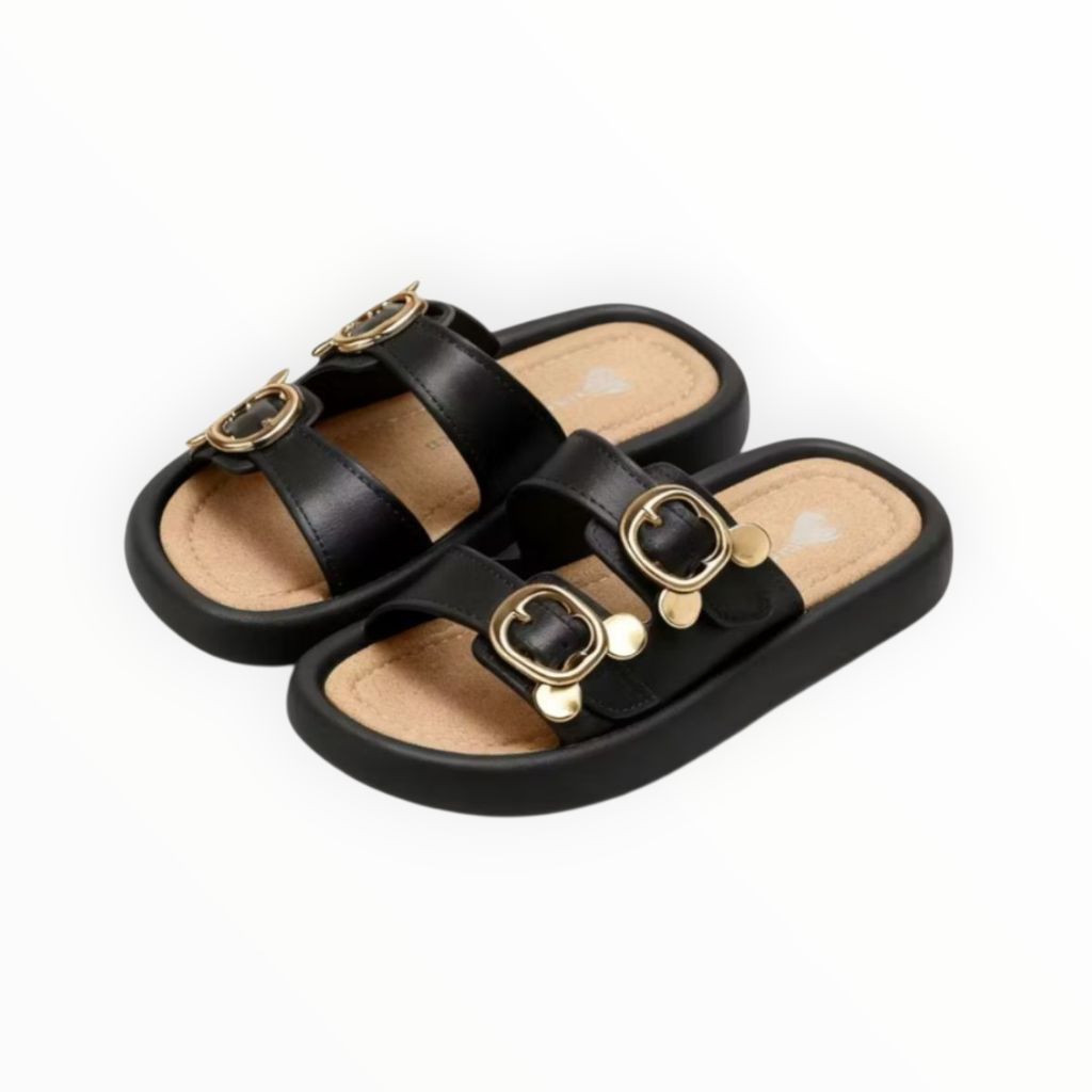 Sandal Anak Perempuan Gesper Kelinci Sandal Selop Anak Perempuan Usia 4-10 tahun Sandal Anak Terbaru