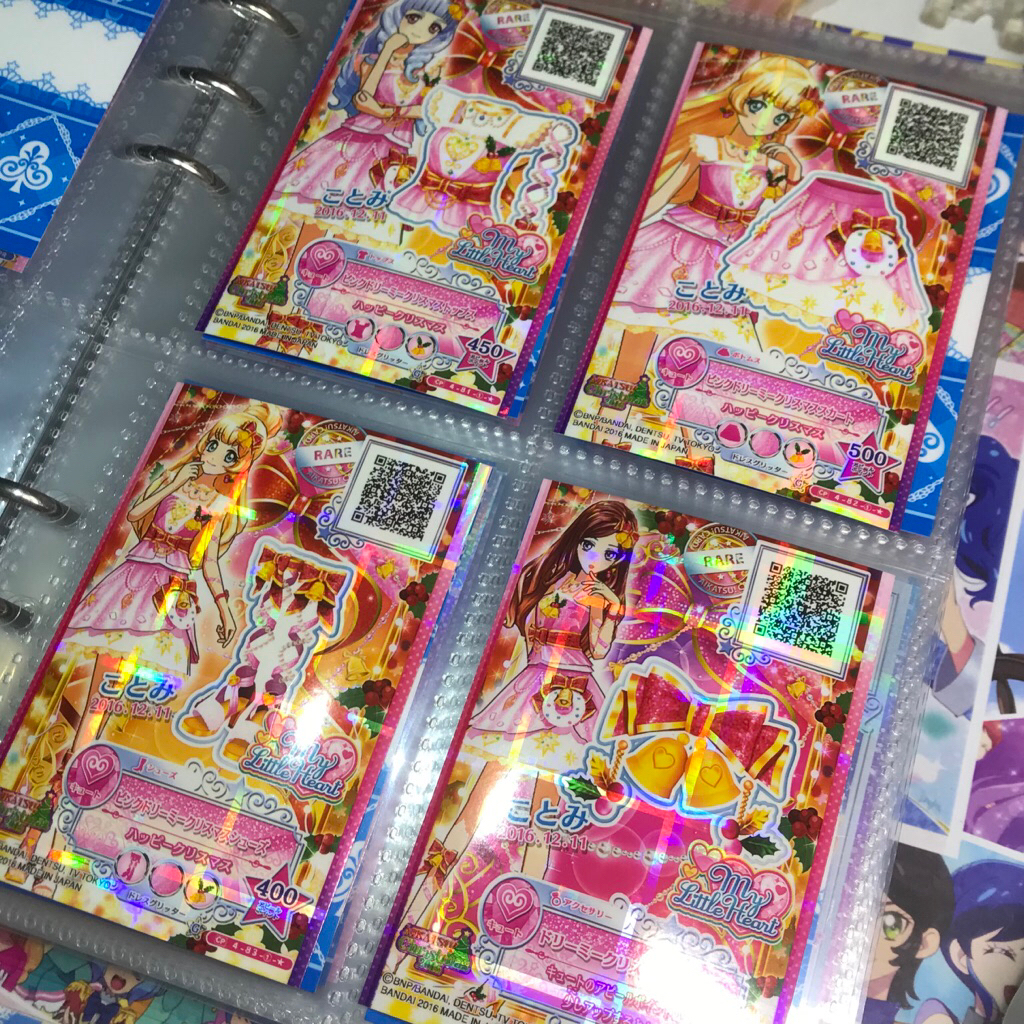 Aikatsu Stars My Little Heart " Pink Dreamy Christmast Coord " Campaign Rare Christmast 2016 Edition
