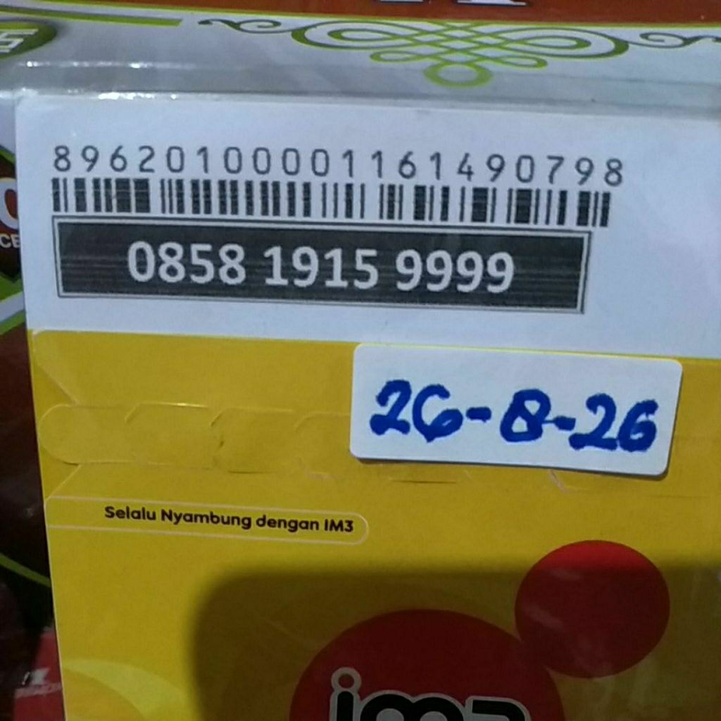 nomor cantik indosat m3 prabayar kwartet 9999