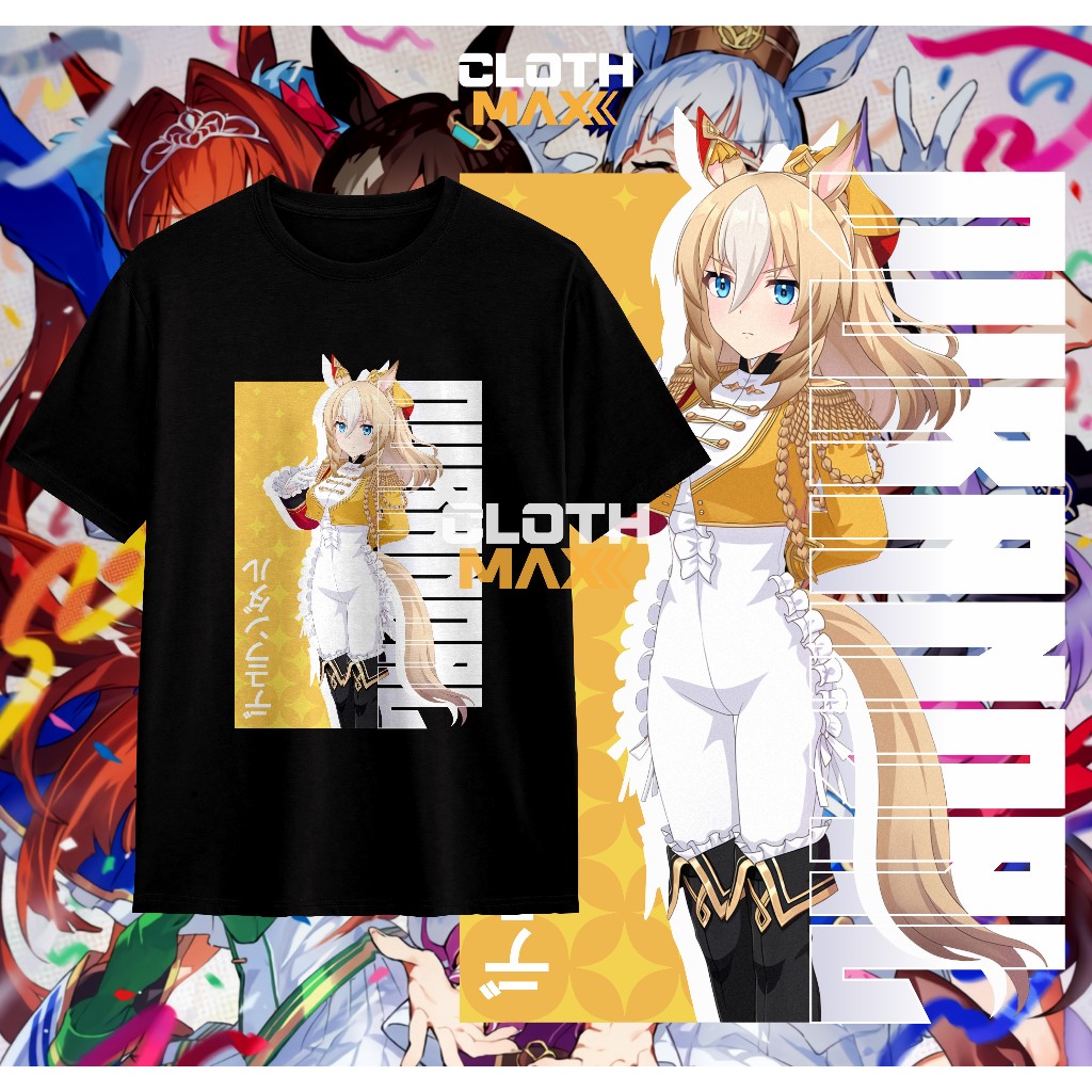 Kaos Baju Durandal Uma Musume Tshirt Pretty Derby Game Kaos Dewasa dan Anak Murah Sirius Symboli