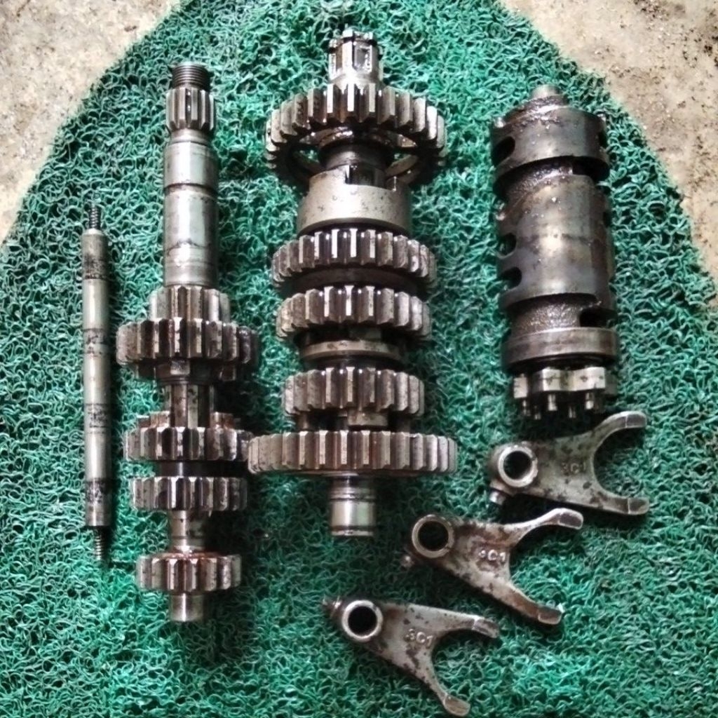 GIGI RASIO FULLSET ORIGINAL 3CI YAMAHA VIXION OLD FUNGSI NORMAL