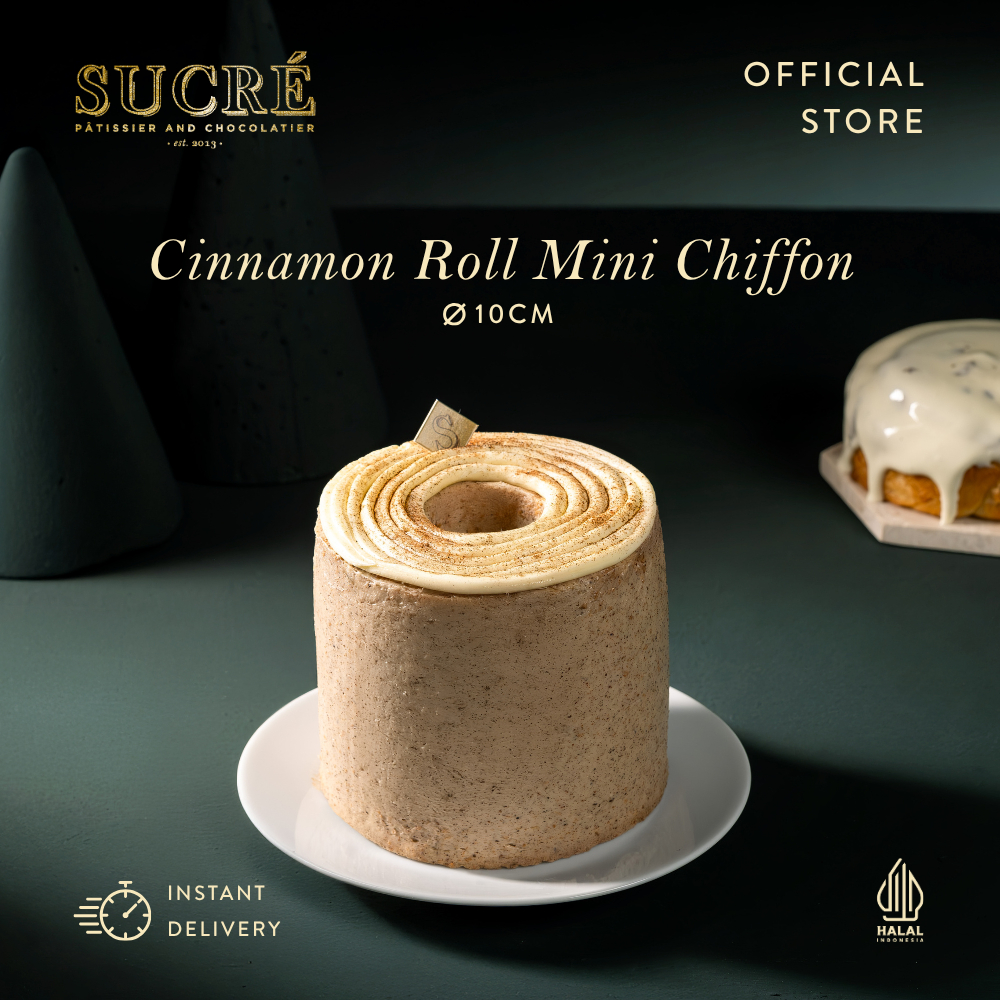 Sucre Patissier Christmas Hampers Mini Cinnamon Roll Chiffon - Hampers Natal