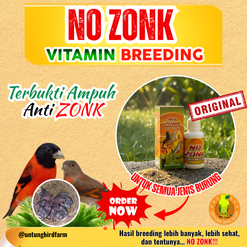 NO ZONK Vitamin Breeding Burung Red Siskin Vitamin Ternak Burung Blackthroat Red Siskin Branjangan