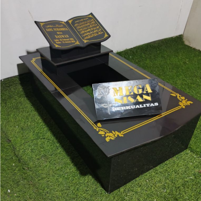 PROMO FULL SET MAKAM ANAK 80X45//BATU NISAN//GRANIT TILE+PACKING KAYU