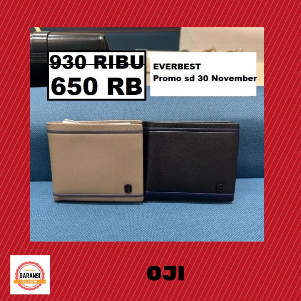 Dompet Everbest pria sale OJI original 100%