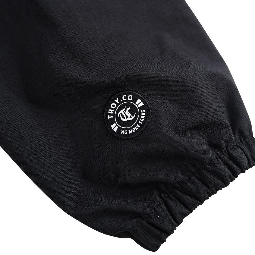 Troy Company Jacket Cagoule Black STOP - Jaket Cagoule Anorak Hitam JCG 3439