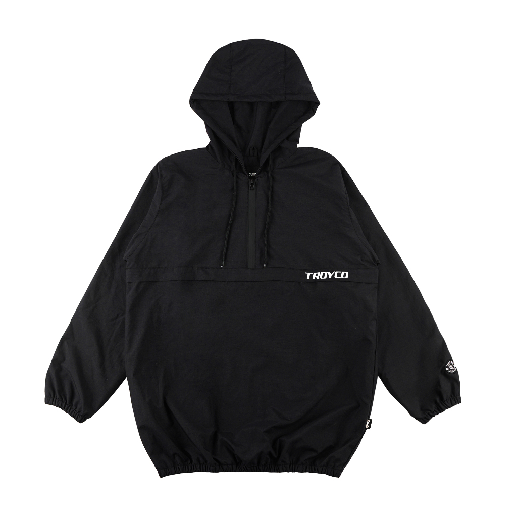 Troy Company Jacket Cagoule Black Left - Jaket Cagoule Hitam JCG 3440