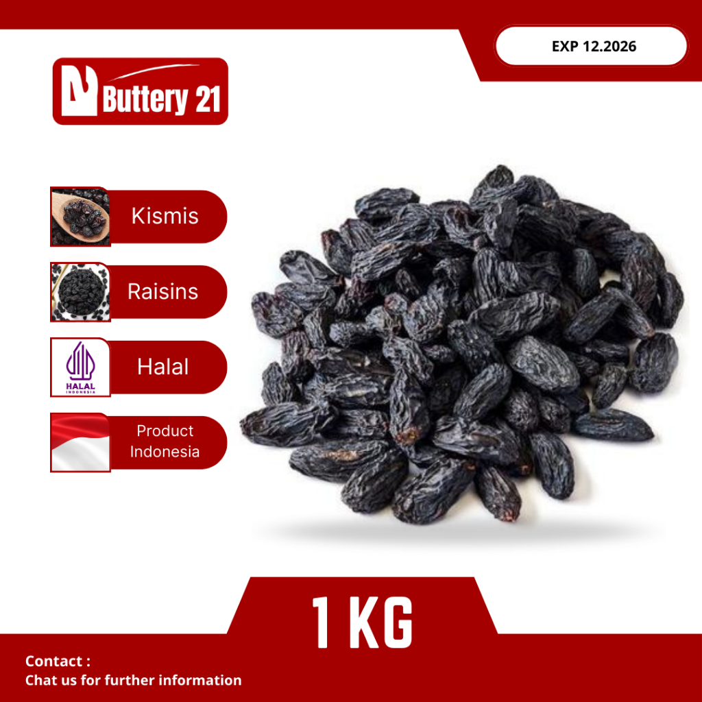 KISMIS 1 KG/RAISINS/ZABIB/BUAH KISMIS KERING/SULTANA BRAND BUAH KISMIS/BUAH RAISIN/ANGGUR KERING