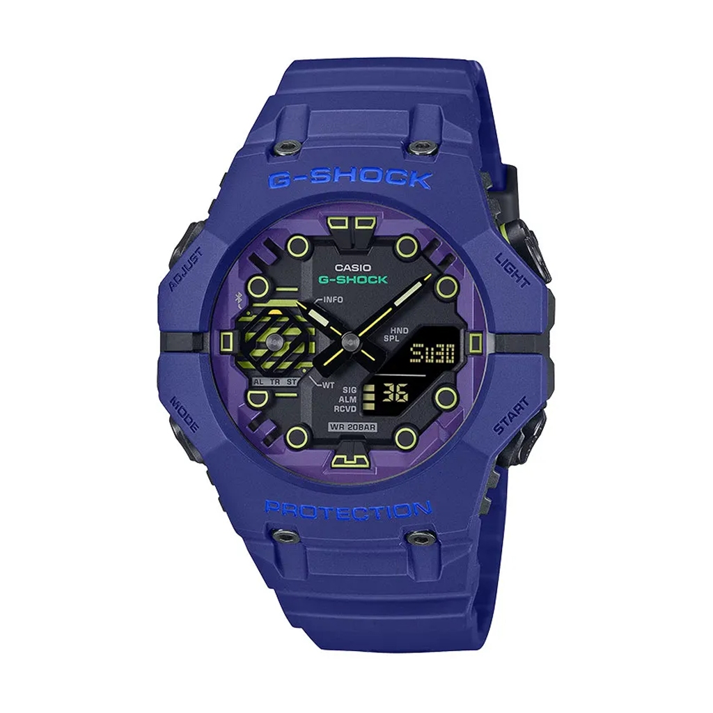 Galery Jam Tangan G-Shock GA-B001CBR-2ADR Dual Time Rubber Strap