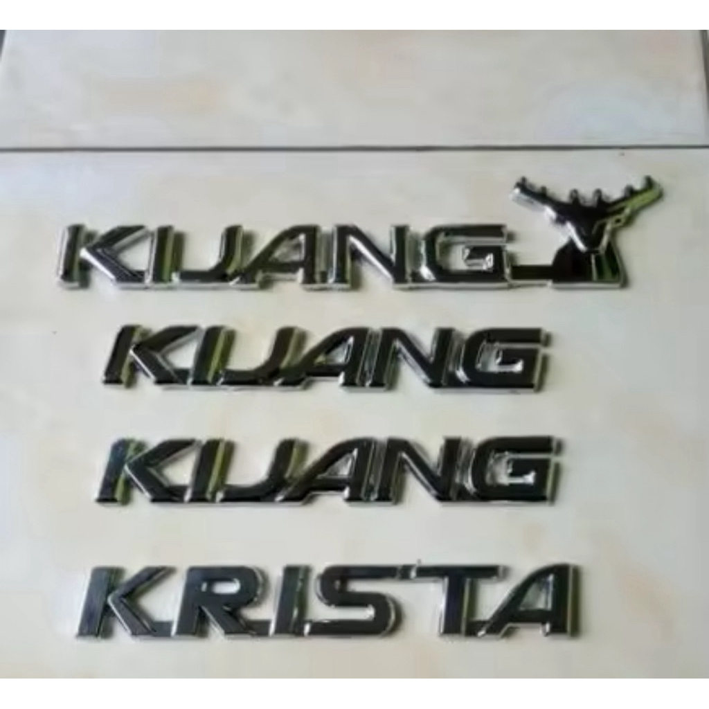 Emblem logo kijang krista ( 4pcs)