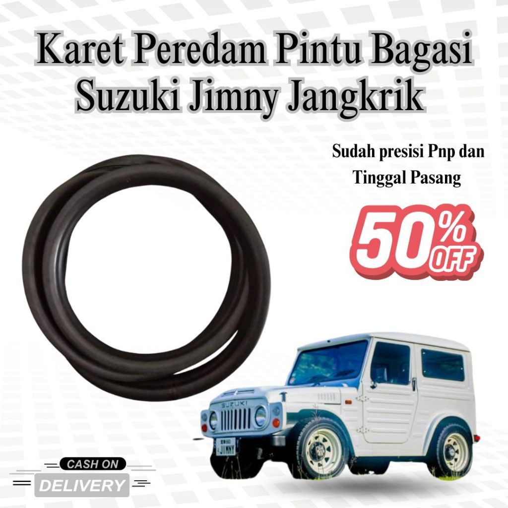 Karet Peredam Pintu Bagasi Suzuki Jimny Jangkrik | Karet Stopper Bagasi Jimny LJ80 LJ81