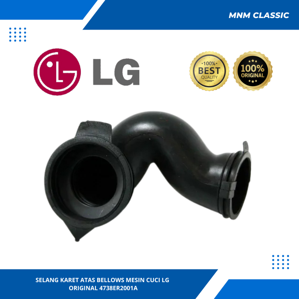 SELANG KARET ATAS BELLOWS MESIN CUCI LG (F310) F1014NTGW 4738ER2001A