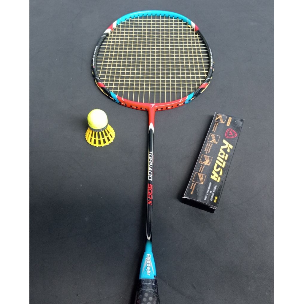 Raket badminton bulutangkis baru new original flypower tornado 900n