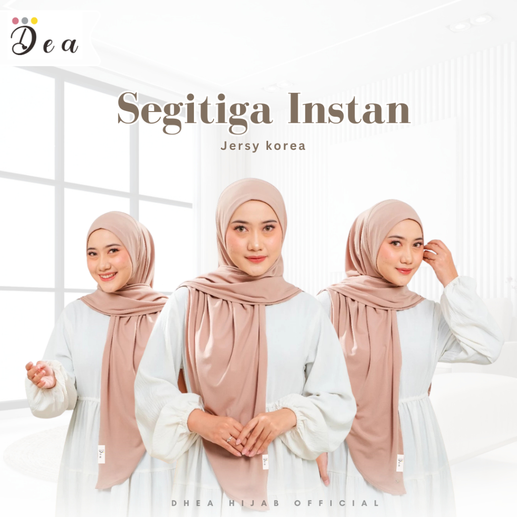 HIJAB INSTAN SEGITIGA JERSEY/JILBAB SEGITIGA INSTAN JERSEY SUPER