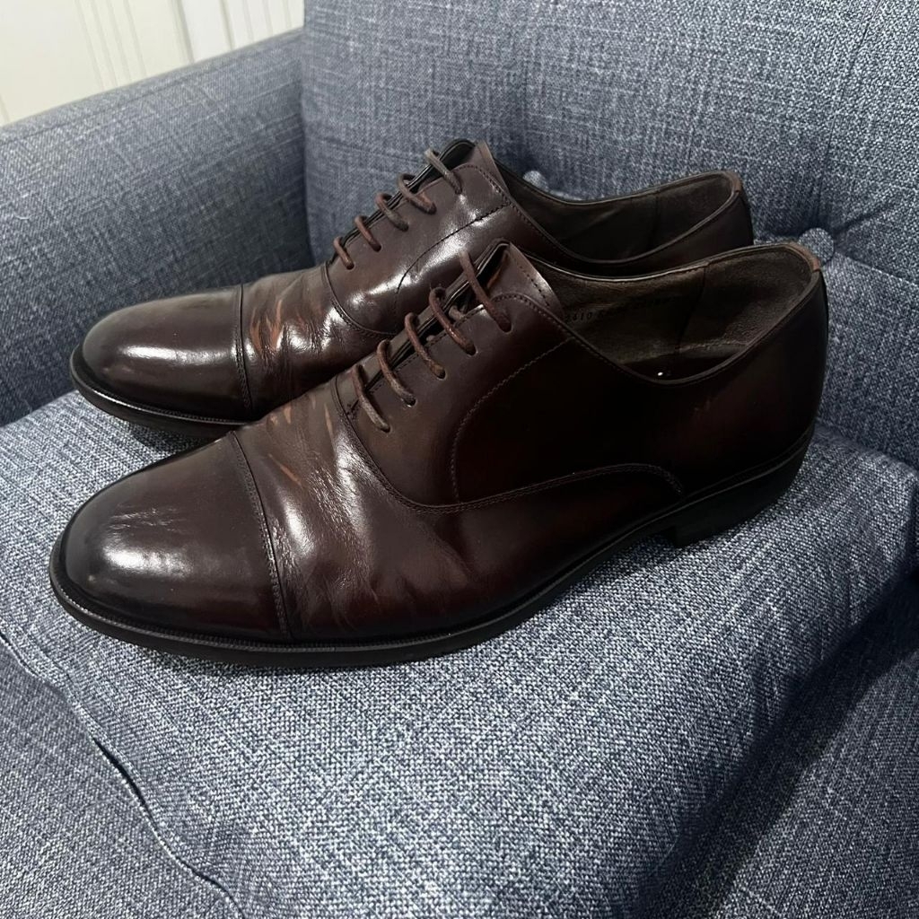 Regal Heritage Oxford Cap Toe Formal Leather Shoes Sepatu Kulit