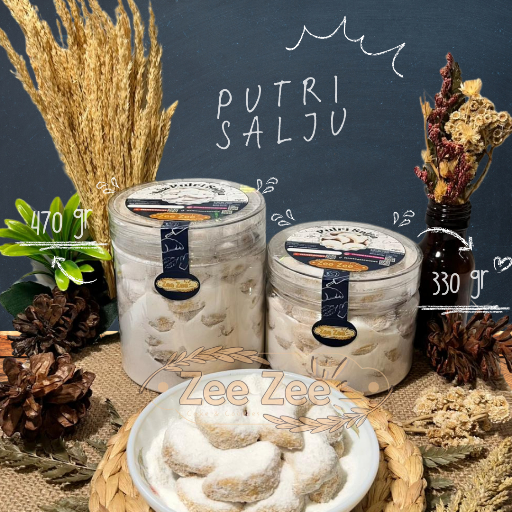 Kue Kering Putri Salju by Zee Zee Cookies kue kering kiloan lebaran natal camilan keluarga manis
